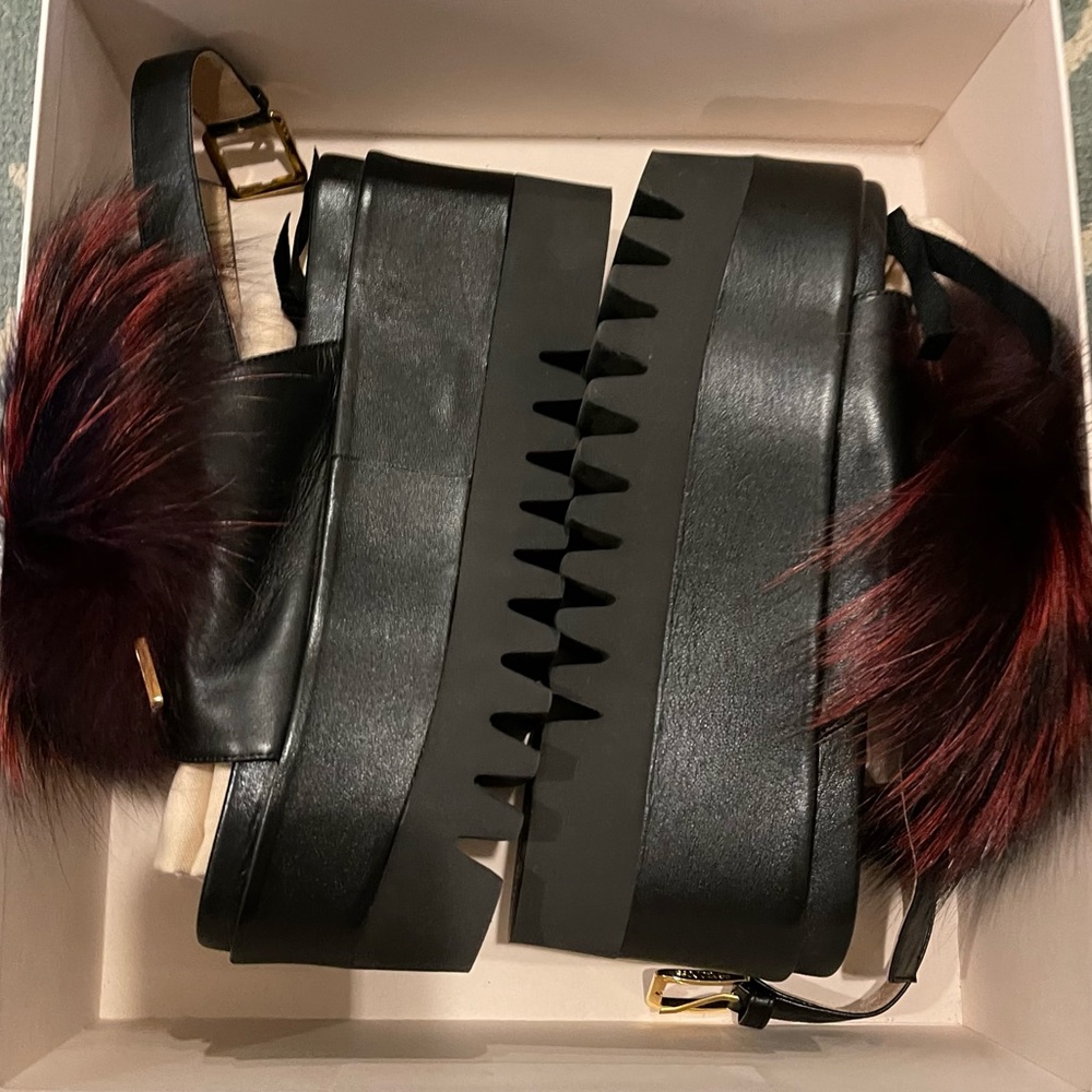 SERGIO ROSSI Chunky Platform Sandals